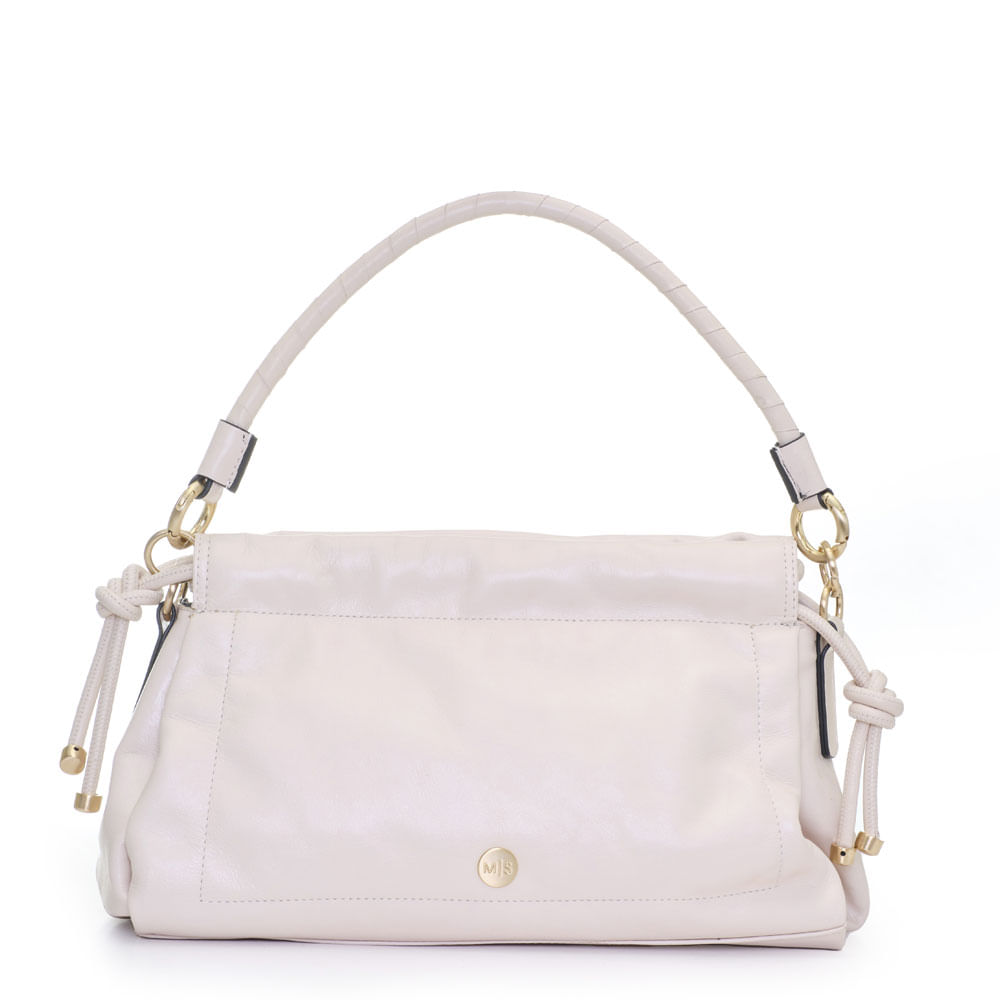 bolsa m|s media tiracolo soft off-white 536-1